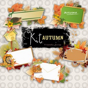 Scrap-kit - Autumn Labels