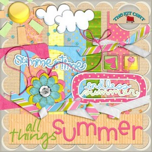 Scrap Set -  All things Summer