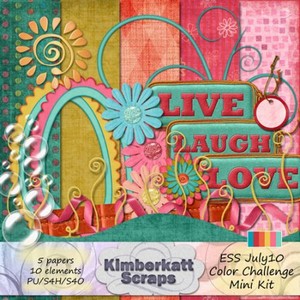 Scrap Set -  Live Laugh Love