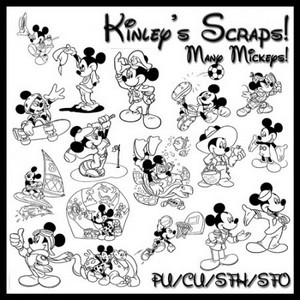 Scrap Kit -  Many Mickeys