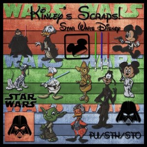 Scrap Set - Star Wars Mickey