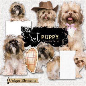 Scrap-kit - Puppy PNG Clipart Images