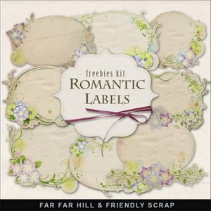Scrap-kit - Romantic Labels