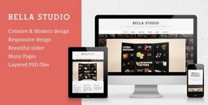 ThemeForest - Bella Studio - Responsive Portfolio and Business