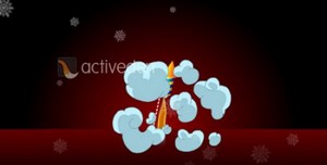 ActiveDen - Beautiful New Year Fireworks Greeting Card (Incl FLA)