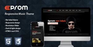 ThemeForest - Eprom - Responsive Music Theme