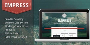 ThemeForest - Impress - Parallax Portfolio Template (Update 16 Jul, 2012) - ...
