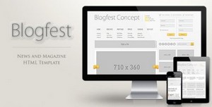 ThemeForest - Blogfest - Blog, News and Magazine HTML template