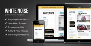 ThemeForest - White Noise v1.2  - HTML5 Template