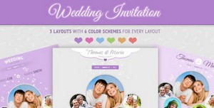 ThemeForest - Wedding Invitation - Soft and Clean Email Template