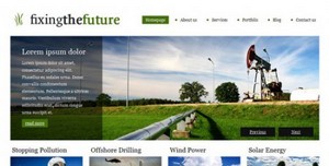 ThemeForest - Green Future | A clean, versatile, beautiful theme