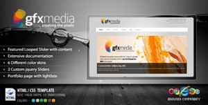ThemeForest - GFXMedia - Business & Portfolio Template 6 in 1