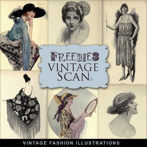 Scrap-kit - Vintage Fashion Illustrations