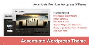 ThemeForest - Accentuate v1.2 - Premium Wordpress 3 Theme