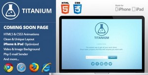 ThemeForest - Titanium Coming Soon Page