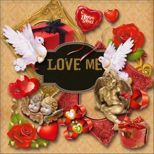 Scrap-set - Love Me