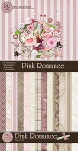Scrap Set - Pink Romance PNG and JPG Files