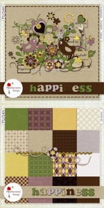 Scrap Set - Happiness PNG and JPG Files