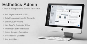 ThemeForest - Esthetics Admin - Clean & Responsive Admin Template