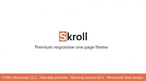 MojoThemes - SKROLL - Premium Responsive HTML5 One-Page Theme