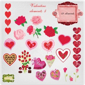 Scrap Set - Valentine Elements 5