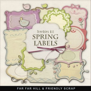 Scrap-kit - Spring Labels