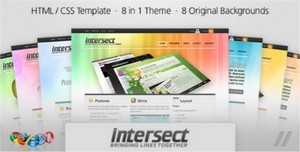 ThemeForest - Intersect - HTML Template (8 in 1 skins)