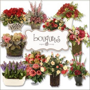 Scrap Set - Bouquets 2 PNG Files