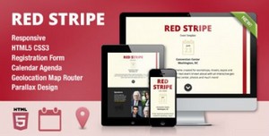 ThemeForest - Red Stripe Responsive Parallax Event Site Template