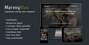 ThemeForest - Mareny Blau - Coming Soon Template
