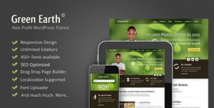 ThemeForest - Green Earth v1.05 - Environmental WordPress Theme