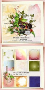 Scrap Set - Sweet Freshness PNG and JPG Files