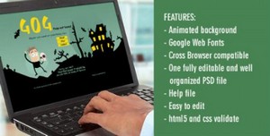 ThemeForest - Modern animated 404 page