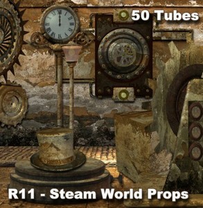 Scrap Set - Steam World Props