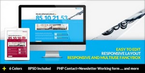ThemeForest - Versatile - Responsive Multi-use Coming Soon page