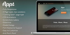 ThemeForest - Appt - A Fully Responsive App Landing Page