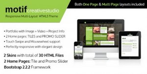 ThemeForest - MOTIF - Creative Studio Responsive HTML5 Theme