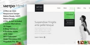 ThemeForest - Metpo - Responsive Retina HTML5 Template
