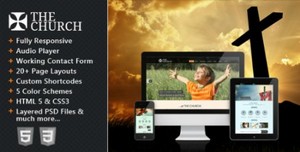 ThemeForest - The Church - Responsive Site Template