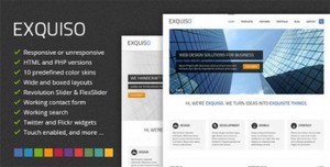 ThemeForest - Exquiso - Responsive Multi-Purpose HTML Template