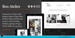 ThemeForest - Bon Atelier - Responsive One Page HTML5 Template