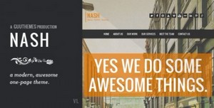 ThemeForest - NASH - Responsive HTML5 One Page Theme