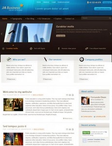 JoomlArt - JA Business - Joomla 2.5