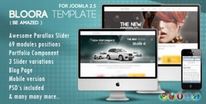 ThemeForest - Bloora Template for Joomla 2.5