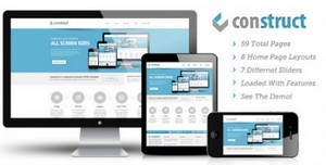 ThemeForest - Construct - Responsive HTML5/CSS3 Template - FULL