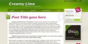 ThemeForest - Creamy Lime - PSD Template - FULL