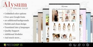 ThemeForest - Alysum v1.3 - eCommerce / PrestaShop Template - FULL