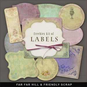 Scrap-kit - Vintage Labels #7