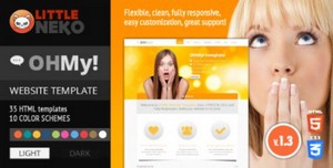 ThemeForest - OHMY! HTML5, CSS3, Bootstrap website template