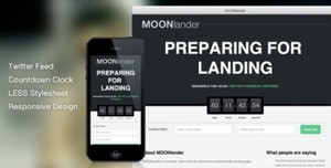 ThemeForest - MOONlander: Responsive Countdown Landing Page